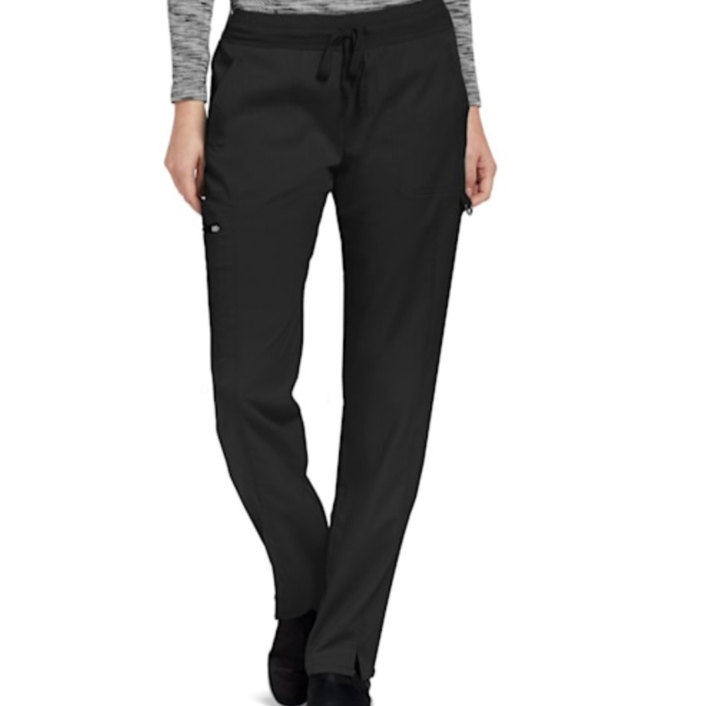 grey’s anatomy elastic waist scrub pants, black size S.